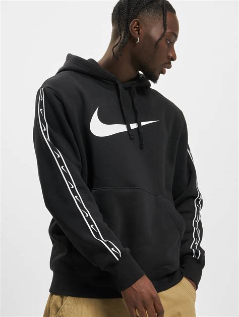 schwarzer nike hoodie herren mit symbol klein